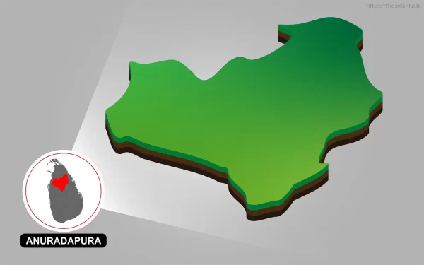 Anuradapura District 3D Map