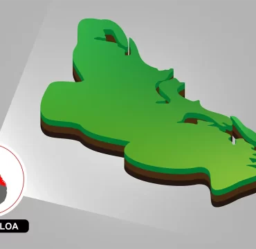 Batticaloa District 3D Map