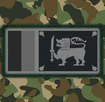 Sri Lanka Army Patch Sri Lanka flag