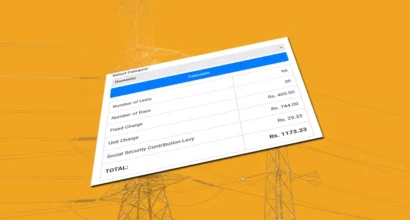 electricity bill