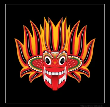 Sri Lankan traditional mask