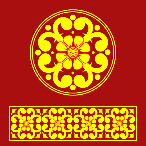 Traditional Vector Pattern Illustration
