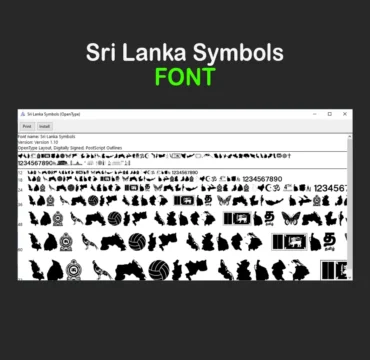 Sri Lanka Symbols font